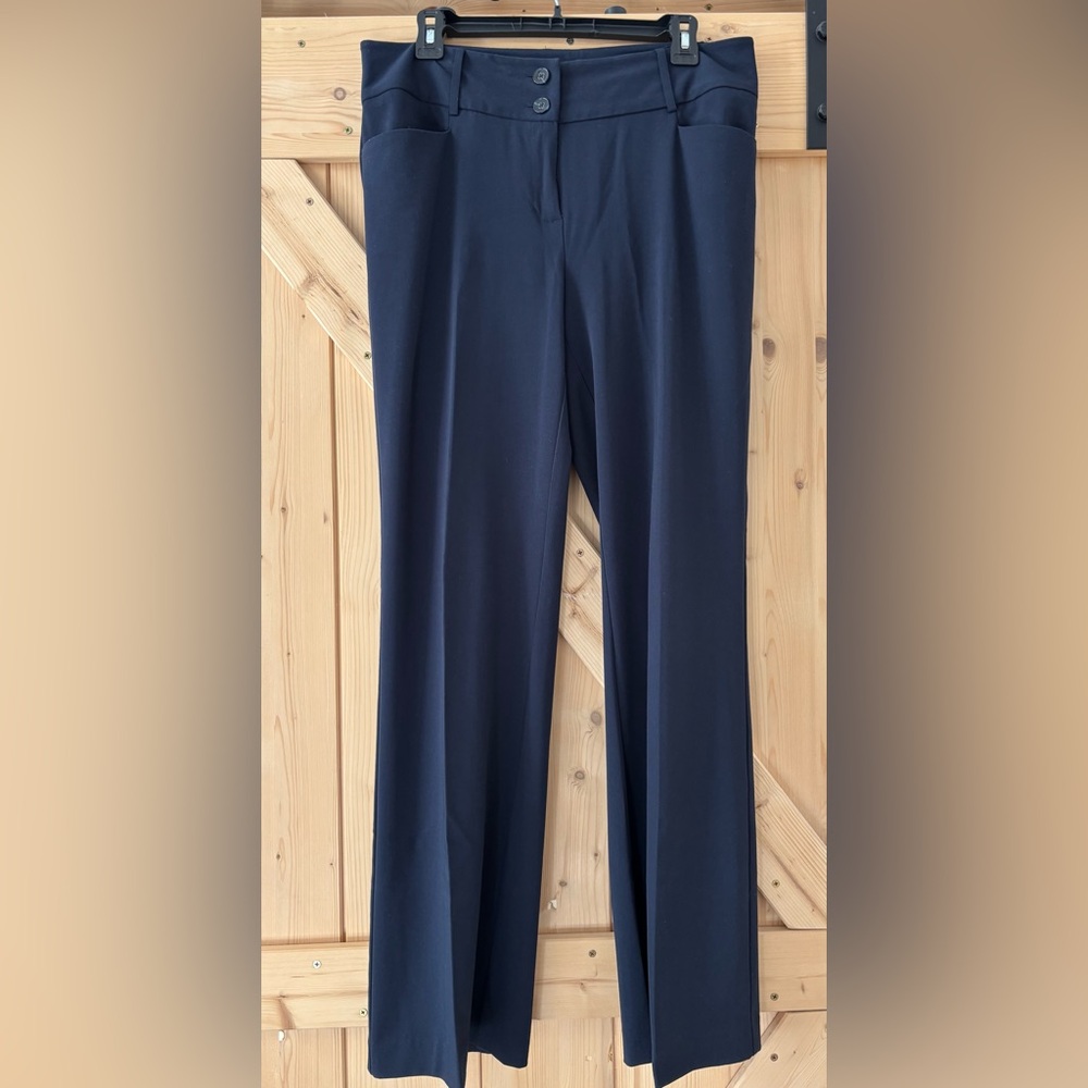 EUC Alfani Navy Blue Women’s Dress Trousers Size 10